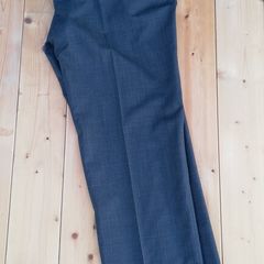 Quality Mens M&S collection tailored fit woolblend active waist W40 trousers