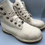 Timberland Womens Sz UK 5 EU83 Stone White Premium 6-inch Leather Boots Gum Sole Image 9