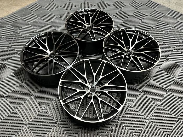 21" Inch Porsche Macan Spyder Style Alloy Wheels BMW 7 Series G70 5X112 66.6