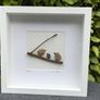 custom made Sea glass & Pebble pictures Image 6