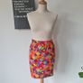 BNWT Vintage 1990s colourful mini skirt by Cacharel. Made in Italy. Size S small UK 8 Image 2