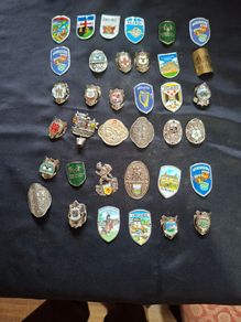 36 Walking Stick Emblems Stocknagel or Medallions