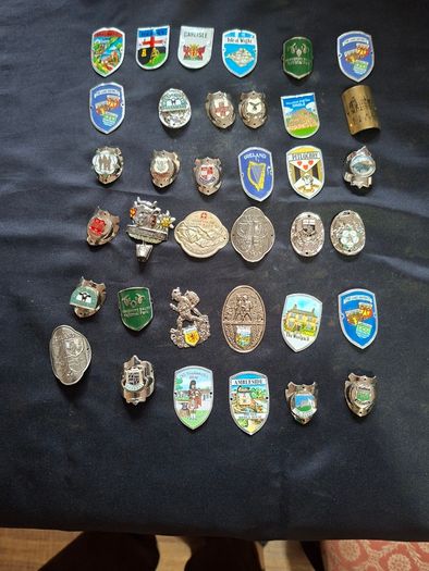 36 Walking Stick Emblems Stocknagel or Medallions