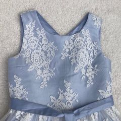 Beautiful Monsoon Blue Lace Party Dress, Age 12-13