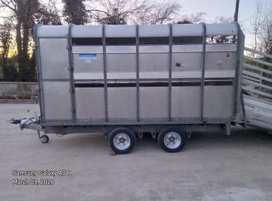 126 Ifor Williams double axle cattle trailer