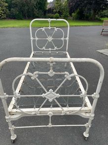 Wrought iron bed