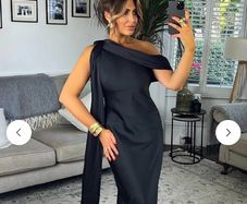 In the style- Black dress