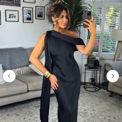 In the style- Black dress