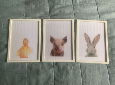 A4 White Picture Frames