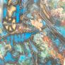 Mongol Princess Warrior Oil on Silk Image 10