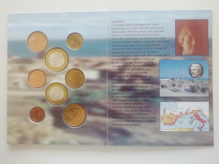 2005 Karthago Euro Pattern Proof Set Sealed Unc Euro Coinage