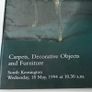 Vintage CHRISTIE'S  auction catalog "Carpets, Decorative Objects and Furniture"  Wednesday, 18 May, 1994  paperback Image 2