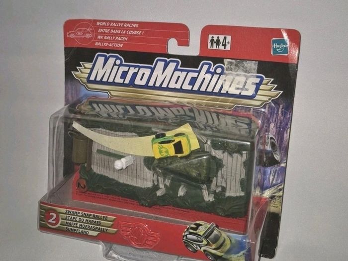 Micro Machines Swamp Snap Rallye Sumpfland #2 HASBRO 2001 Krokodil World Rallye