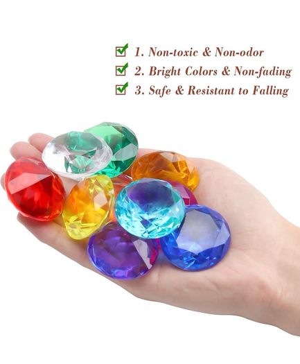 Large Acrylic Gemstones