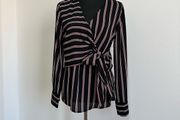 Warehouse striped blouse - sz 12