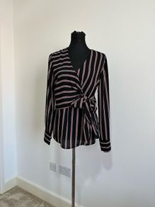 Warehouse striped blouse - sz 12