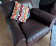 Leather armchair