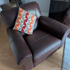 Leather armchair