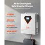 Hybrid Solar Inverter, 3500W, All in One Pure Sine Wave Power Inverter Charger, 24V DC to 220/230V AC, with Built-in 100A MPPT Solar Controller, for Off-Grid System Lead Acid Lithium Battery Image 2