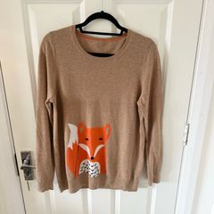 Boden Wool & Cashmere Fox Sweater
