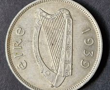 Ireland Silver 1939 Florin coin