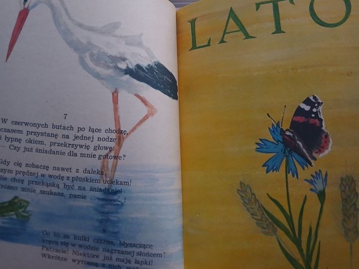 Od Wiosny Do Wiosny Vintage Polish Children's Book 1959