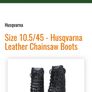 Chainsaw Safety Boots Class 1 size 8 Image 2