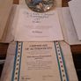 Pickard Collector Plate Hummingbird and Lilies Image 4