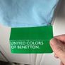 T-shirt Bnwt Benetton  100% cotton blue polo T-shirt X-Large kids Image 4