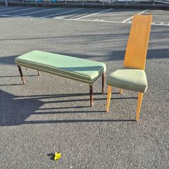 Vintage Hall Bench & Dining Chair