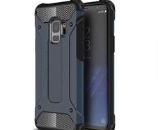 Navy Luxury Shockproof Armor Case For Samsung Galaxy S9 Hybrid Back Cover