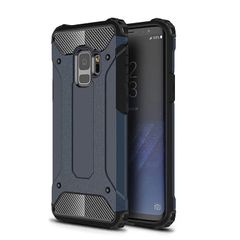Navy Luxury Shockproof Armor Case For Samsung Galaxy S9 Hybrid Back Cover