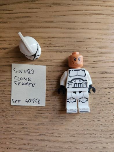lego sw1189 clone trooper, set 40558