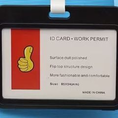 ID card sleeve, suitable for workplace and office signs, new.
