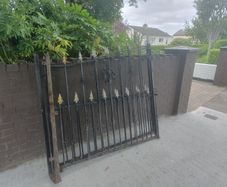 Free pair wraught iron gates