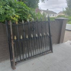 Free pair wraught iron gates