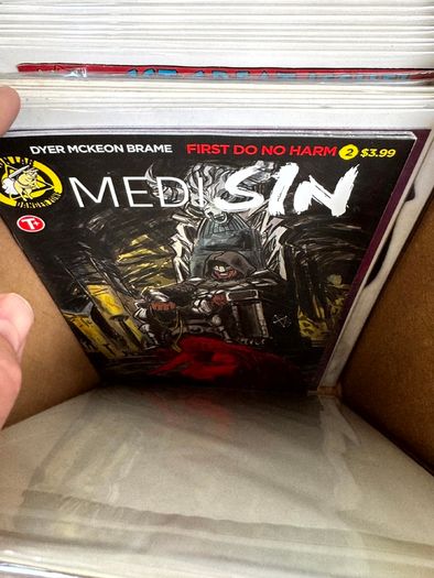 Indie Long Comic Box w 250 Comics for Sale