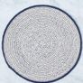 Never used 6 Helen James Considered Woven Round Place Mats Image 2