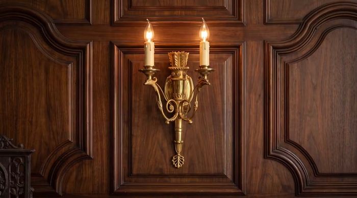 Pair of very nice and very old wall lights.