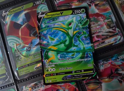 Serperior V ! Ultra Rare ! from Silver Tempest Set ! 2022 ! Pokemon Card !