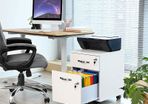 New Home Office Filing Cabinet With Locks (White) - FREE P&P
