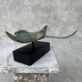Manta Ray (33cm) - Patinated Bronze Image 5