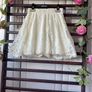 skirt size small Charlotte Russe cream lace skirt size 10 Image 2
