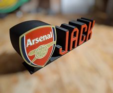 Arsenal Custom name Plaque