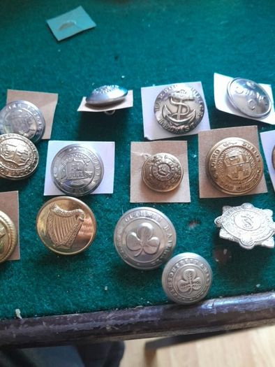 old Irish buttons