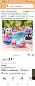 sylvanian families seal family