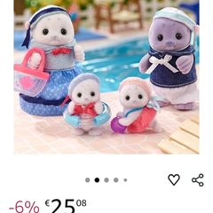 sylvanian families seal family