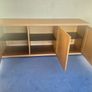 Oak 3 Cupboard Sideboard Unit Image 3