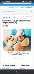 fisher price laugh and learn puppy