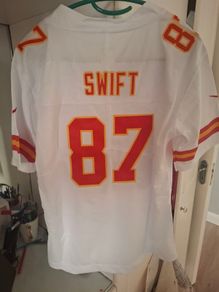 Custom Taylor Swift / Travis Kelce Kansas City Chiefs Jersey - Women's Small/meduim